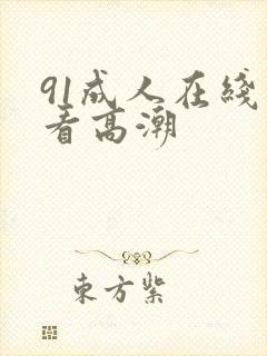 91成人在线观看高潮封面