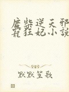 废柴逆天邪王霸宠狂妃小说