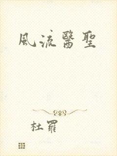 风流医圣封面