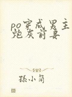 po穿成男主的炮灰前妻