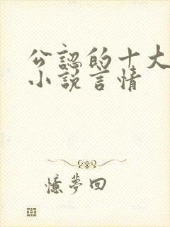 公认的十大虐心小说言情