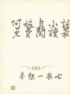 何婉月小说全文免费阅读最新章节