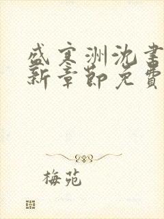 盛寒洲沈书棠最新章节免费阅读全文