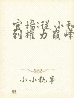 官场:从小秘书到权力巅峰