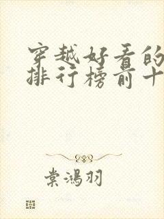 穿越好看的小说排行榜前十名