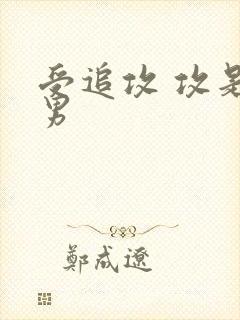 受追攻 攻是直男