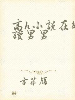 高h小说在线阅读男男