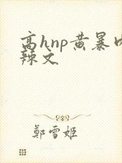 高hnp黄暴肉辣文封面