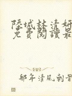 陆城林清妍小说免费阅读最新章节