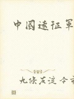 中国远征军小说