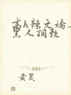 高h辣文娇妻被黑人调教