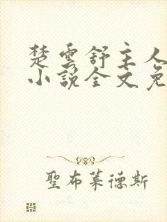 楚云舒主人公的小说全文免费阅读