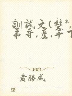 训诫文(双*,弟哥,产,年下)小说