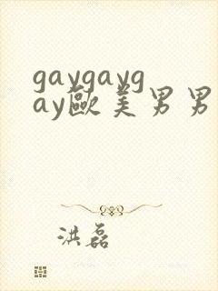 gaygaygay欧美男男