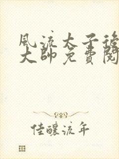 风流太子后宫萧大帅免费阅读封面