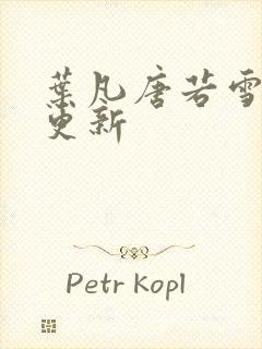 叶凡唐若雪现在更新