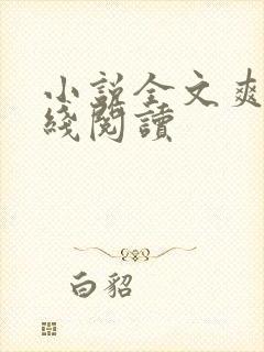 小说全文爽文在线阅读