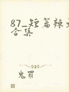 87_短篇辣文合集