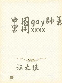 中国gay帅气男同xxxx