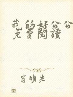 我的好公公小说免费阅读