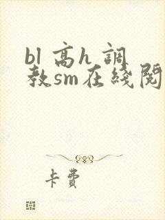 bl 高h 调教sm在线阅读