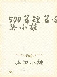 500篇短篇合集小说封面