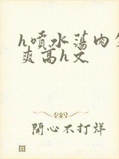 h喷水荡肉失禁爽高h文封面