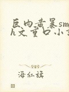 巨肉黄暴sm高h文重口小说