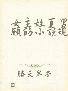 女主姓夏男主姓顾的小说现代言情