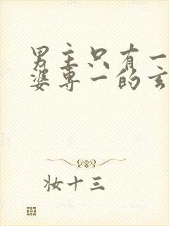 男主只有一个老婆专一的玄幻小说