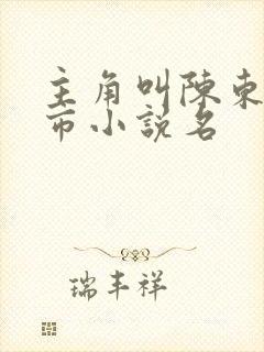 主角叫陈东的都市小说名