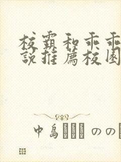 校霸和乖乖女小说推荐校园甜宠文