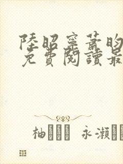 陆昭宁萧昀全文免费阅读最新章节