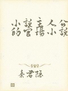 小说主人公秦峰的官场小说