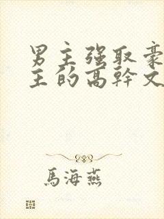 男主强取豪夺女主的高干文