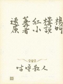 远华红楼杨钰莹原著小说叫什么