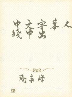 中文字幕人妻在线中出