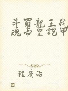 斗罗龙王我的武魂帝皇铠甲免费阅读