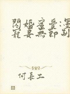 闪婚蜜爱:墨少宠妻无节制