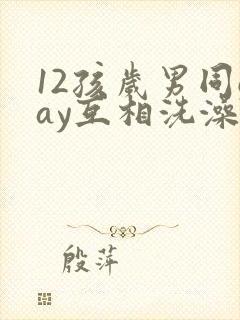 12孩岁男同gay互相洗澡封面