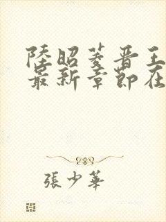 陆昭菱晋王小说最新章节在线阅读