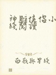 神雕侠侣小说在线阅读