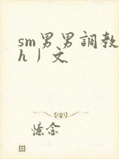 sm男男调教〈h丿文
