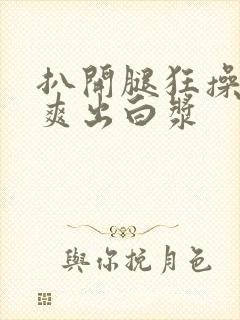 扒开腿狂操女人爽出白浆