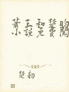 萧王和楚昀宁的小说免费阅读无弹窗