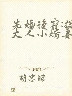 先婚后宠:总裁大人小娇妻小说