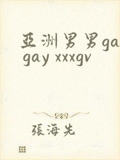 亚洲男男gay gay xxxgv