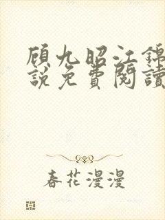 顾九昭江锦禾小说免费阅读最新章节