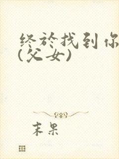 终于找到你小说(父女)