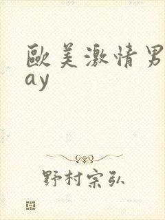 欧美激情男同gay